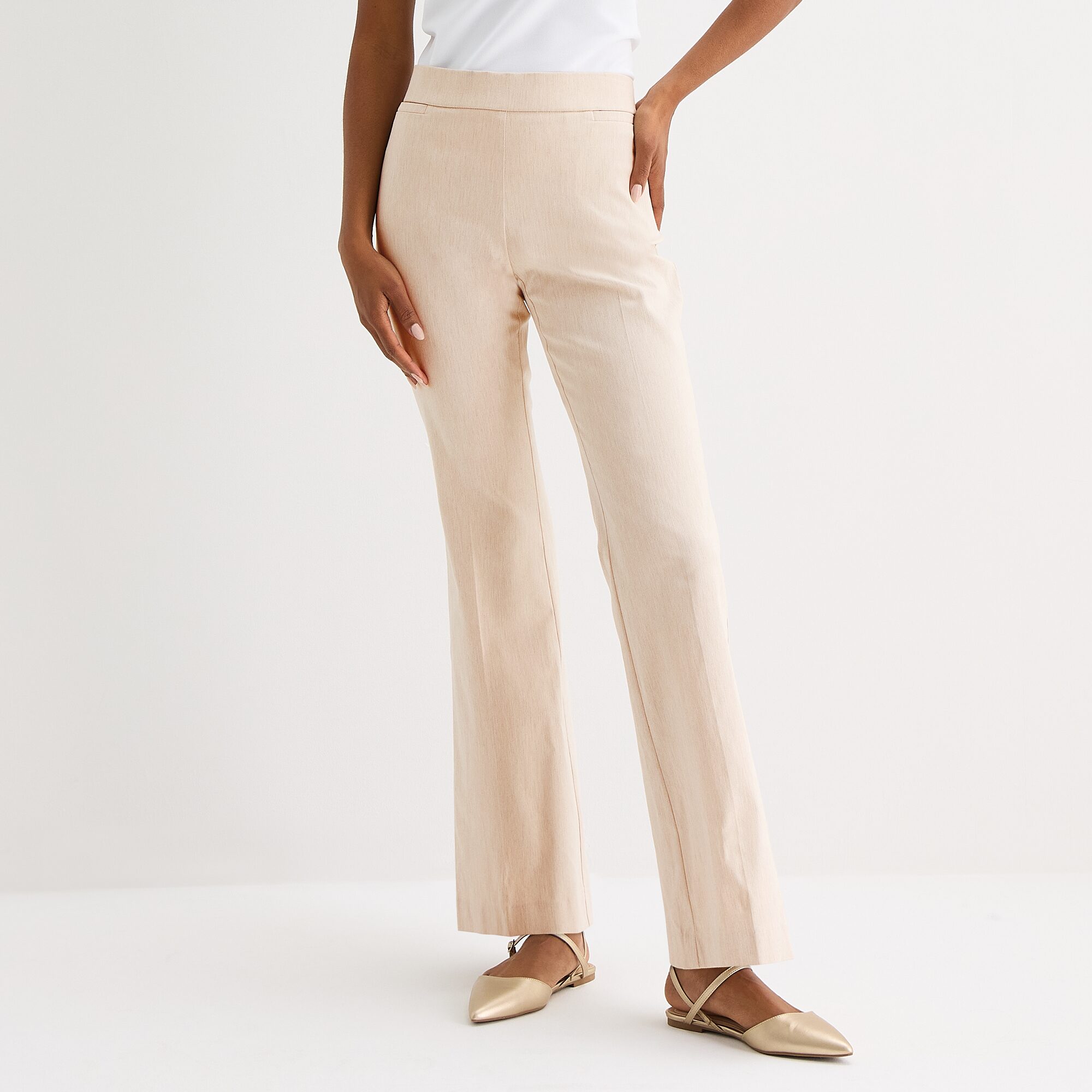 Liz Claiborne Lisa Womens Tall Flare Pull-On Pant