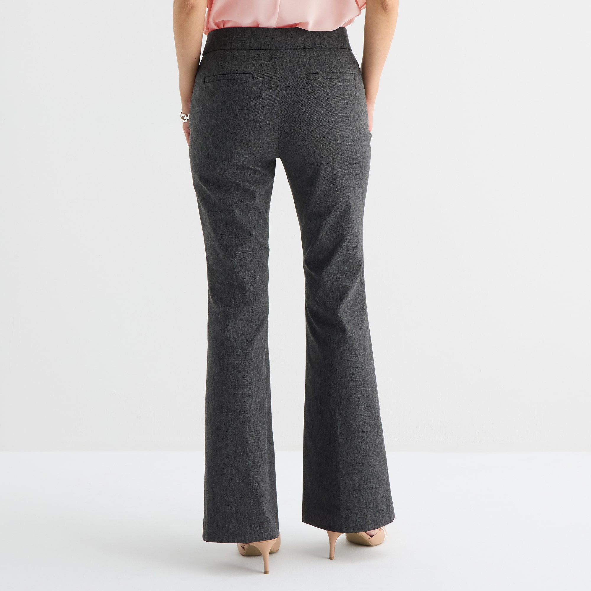 Liz Claiborne Lisa Womens Tall Flare Pull-On Pant