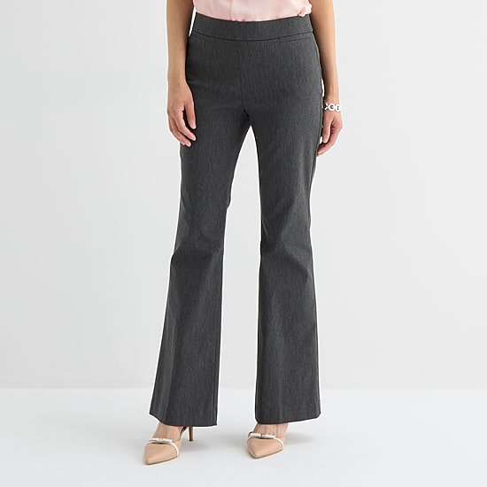Liz Claiborne Lisa Womens Tall Flare Pull-On Pant