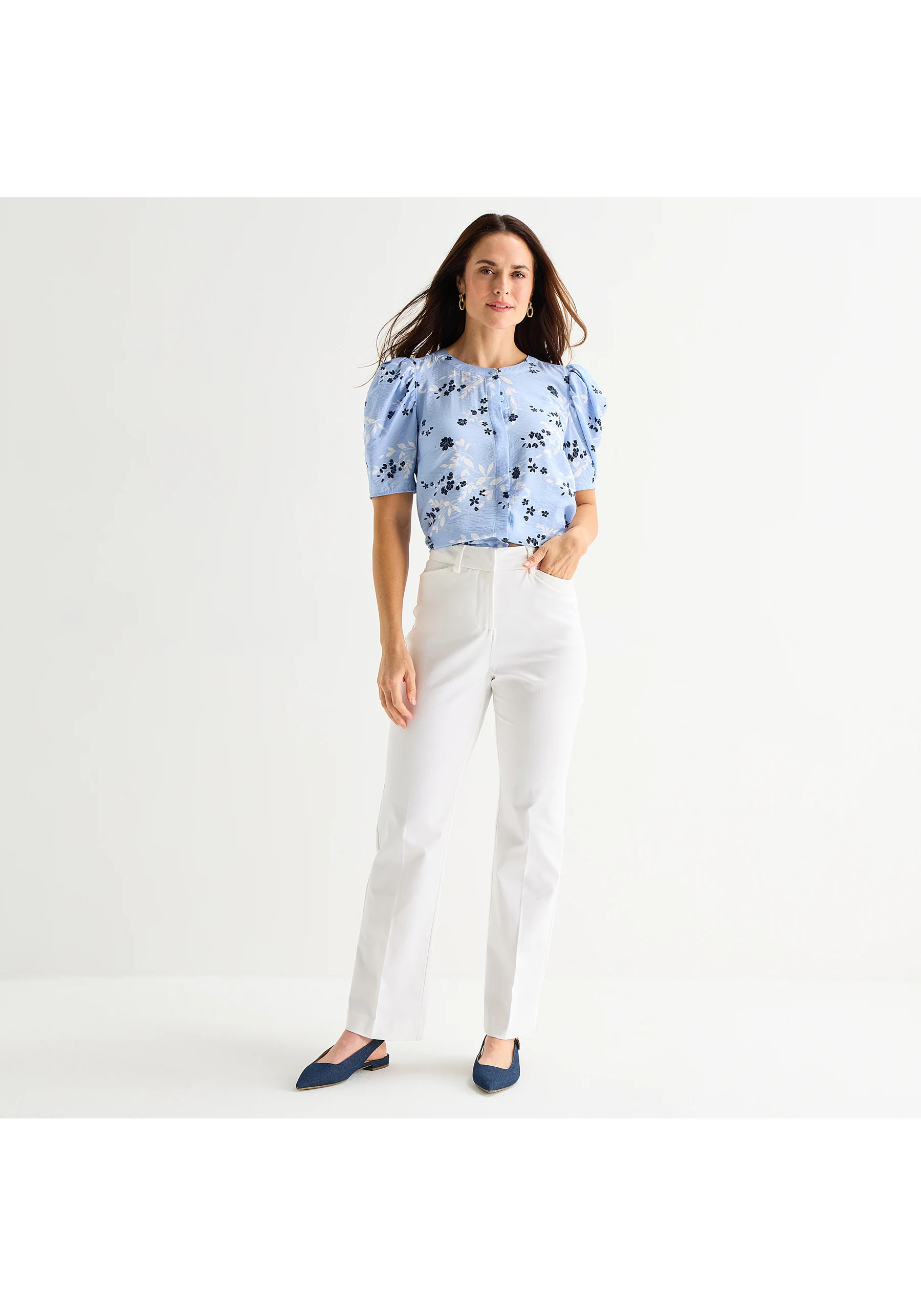 Liz Claiborne Womens Tall Flare Mid Rise Trouser by JCPenney