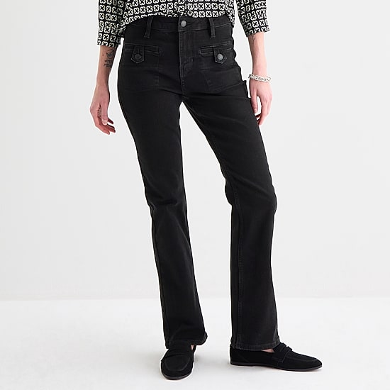Liz Claiborne Lana Womens Tall High Rise Bootcut Jean
