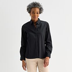 Black Dress Tops - Women
