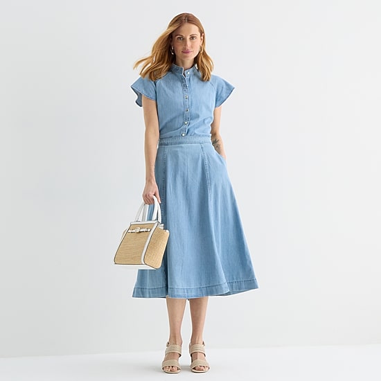 Liz Claiborne Womens Tall Full Skirt