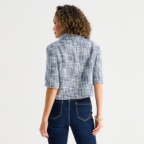 Liz Claiborne Womens Short Sleeve Blouse