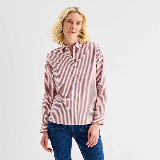 Liz Claiborne Womens Long Sleeve Dress Shirt