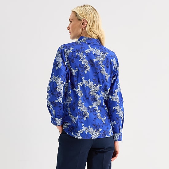 Liz Claiborne Womens Cuffed Long Sleeve Regular Fit Button-Down Shirt