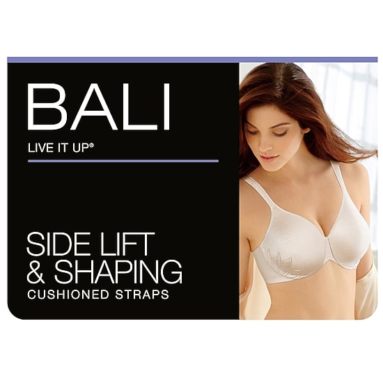 Bali Live It Up® Seamless Full Coverage T-Shirt Underwire Full Coverage Bra 3353