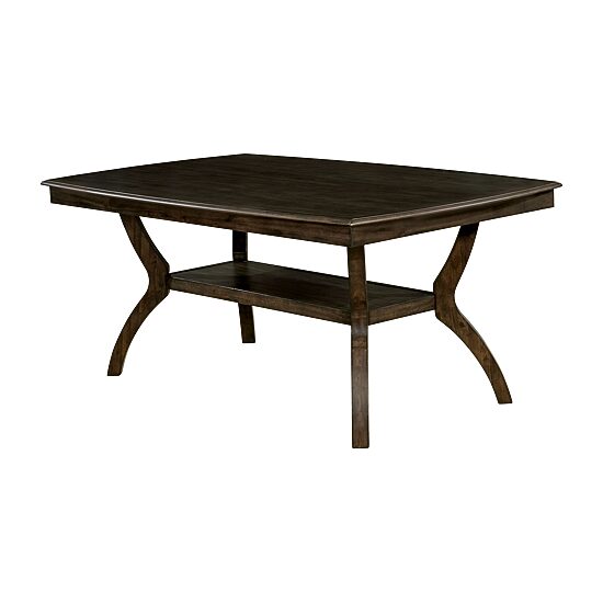 Furniture of America™ Burr Dining And Kitchen Collection Rectangular Wood-Top Dining Table
