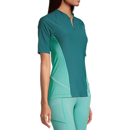 Xersion Womens Mock Neck Short Sleeve Jersey