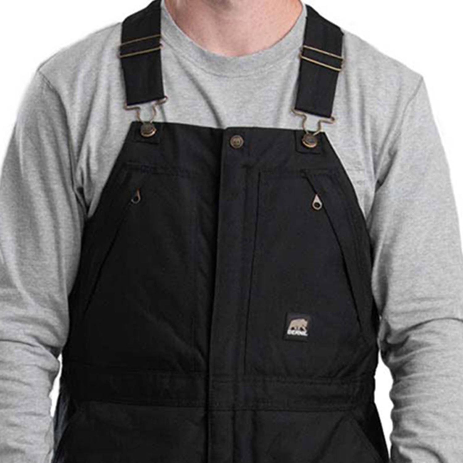 Berne Icecap Insulated Bib Short Mens Workwear Overall