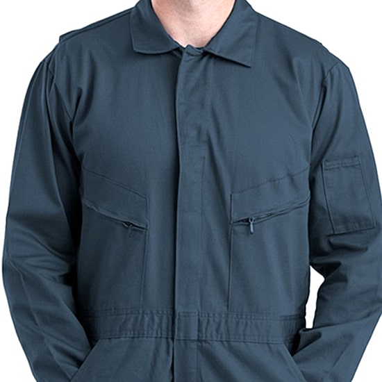 Berne Exhaust Unlined Short Mens Long Sleeve Workwear Coverall