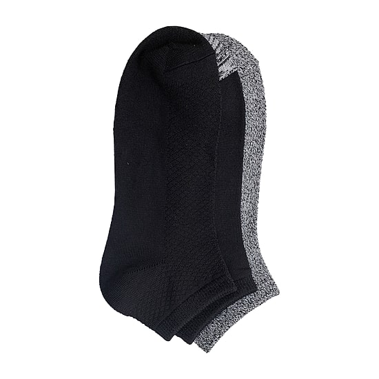 Cuddl Duds Solid Pique Womens Multi-Pack 3 Pair Low Cut Socks