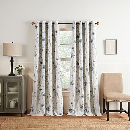 Linden Street Bayshore Print Grommet Top Energy Saving 100