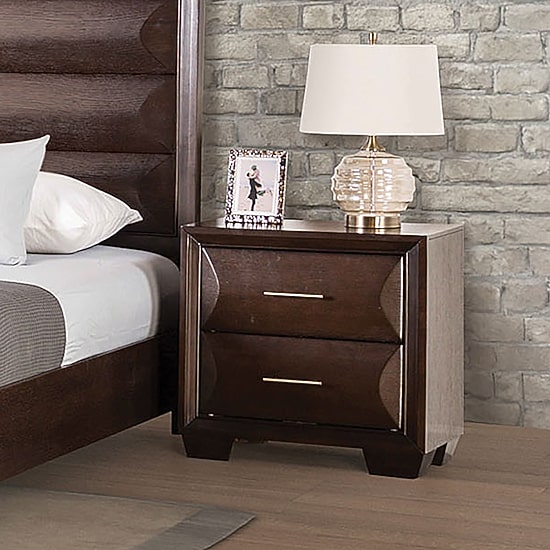 Hinwitz 2-Drawer Nightstand
