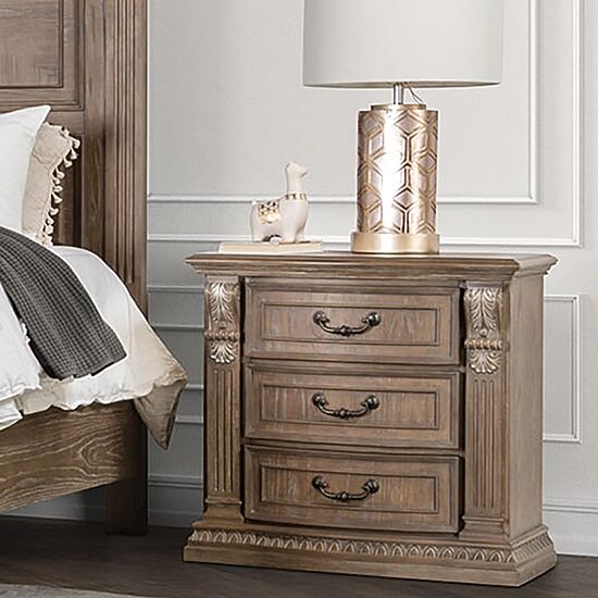 Furniture of America™ Seven Oaks 3-Drawer Nightstand
