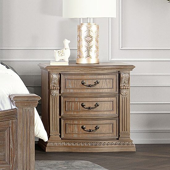 Furniture of America™ Seven Oaks 3-Drawer Nightstand
