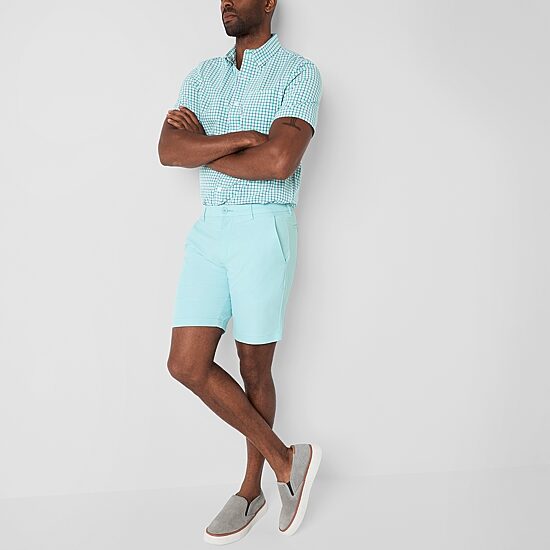 St. John's Bay Performance Mens 9" Moisture Wicking Chino Short