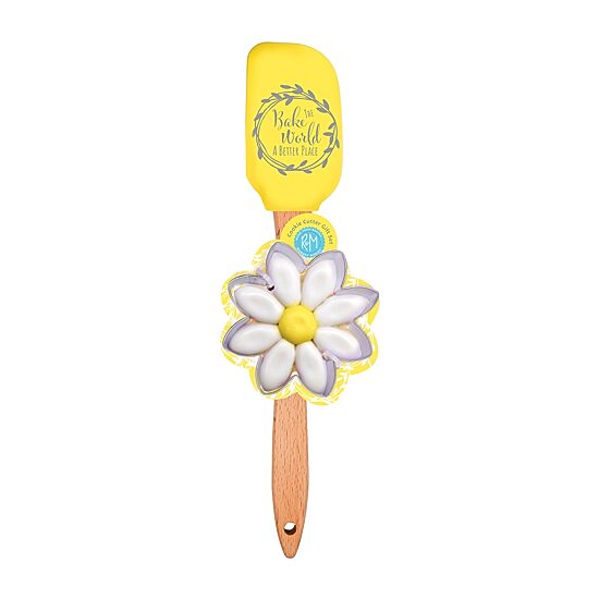 R&M International Llc Daisy and Heart 4-pc. Cookie Cutter and Spatula Bundle