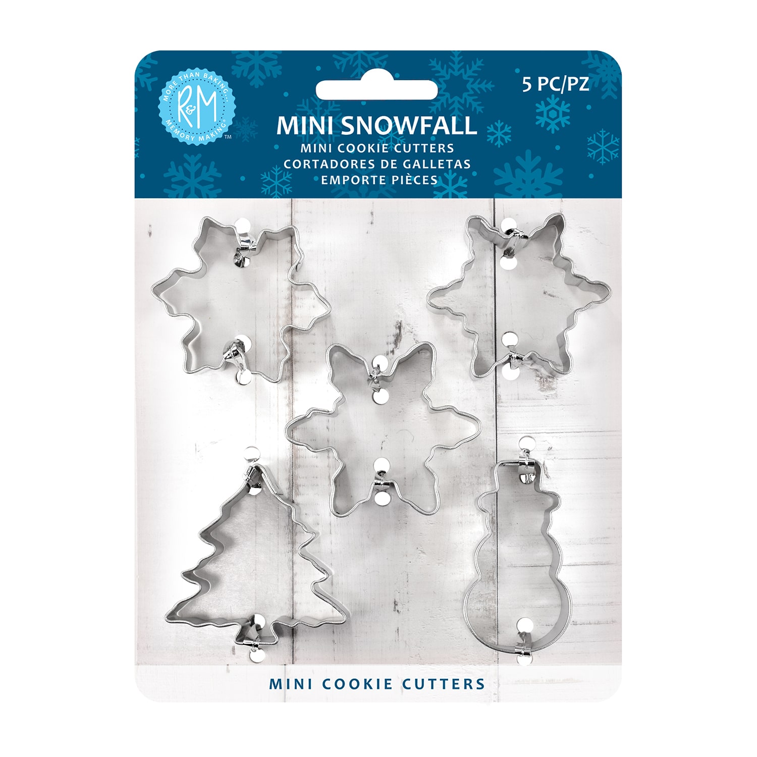 R&M International Llc Snowfall Christmas Mini 11-pc. Cookie Cutter Bundle