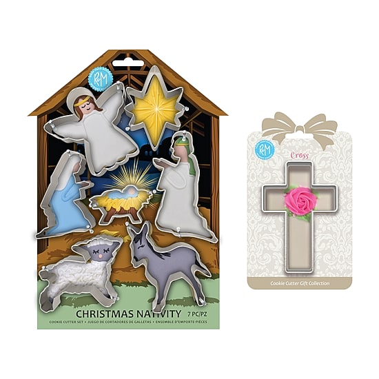 R&M International Llc Cross Nativity Scene 8-pc. Cookie Cutter Bundle