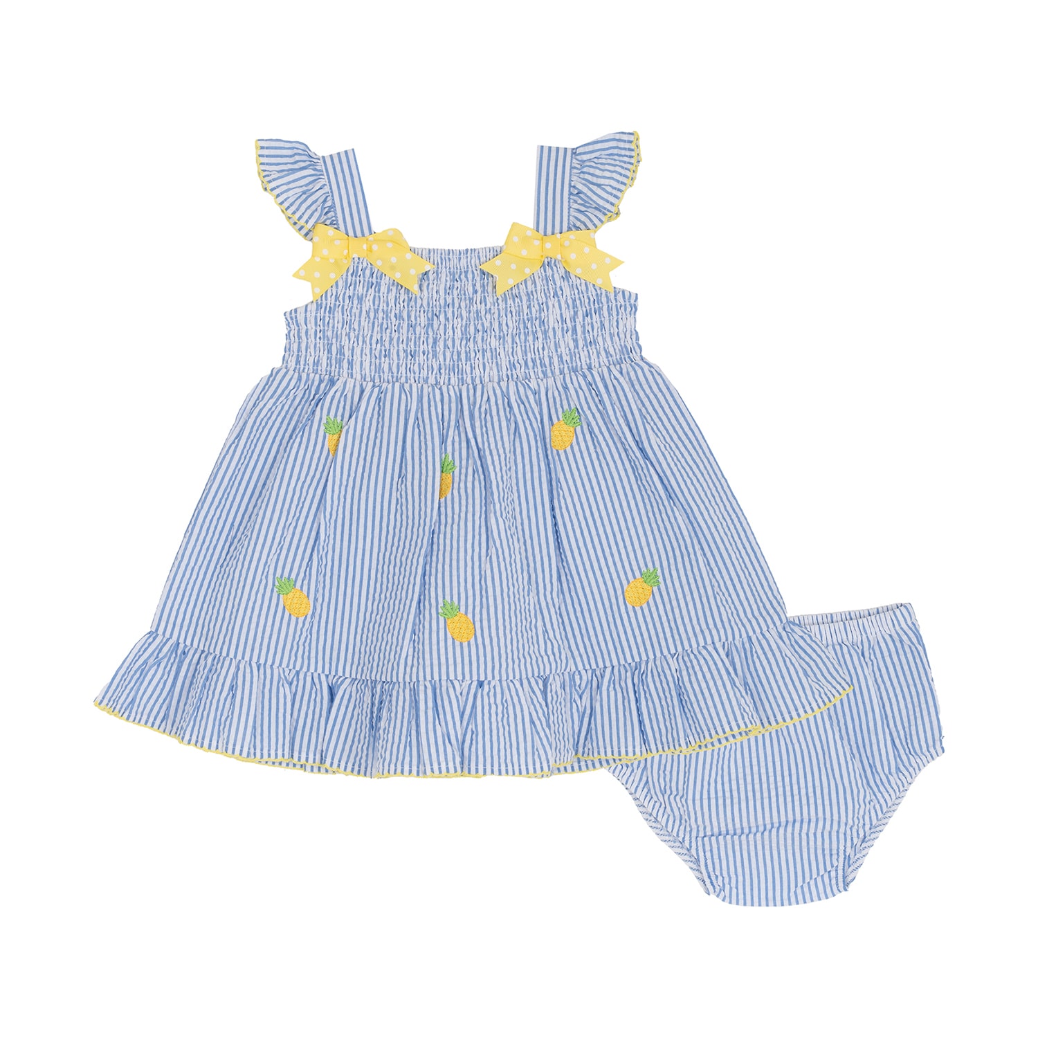 Rare Editions Baby Girls 2-pc. Sleeveless A-Line Dress