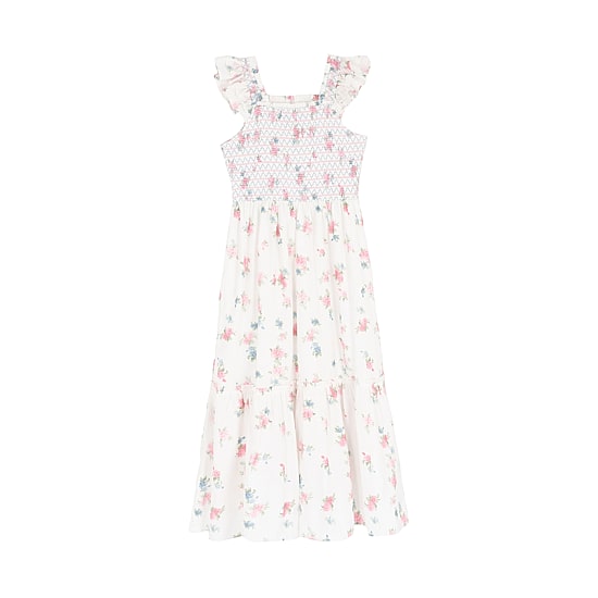 Rare Editions Big Kid Girls Ruffled Sleeveless Floral Maxi Dress