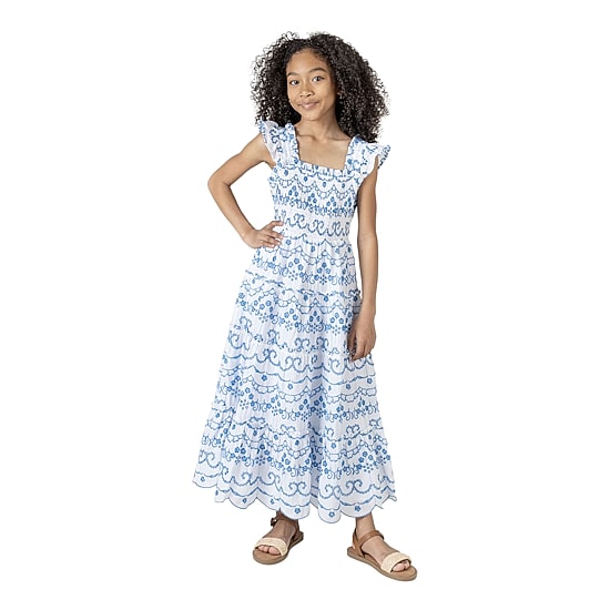 Rare Editions Big Kid Girls Sleeveless Maxi Dress