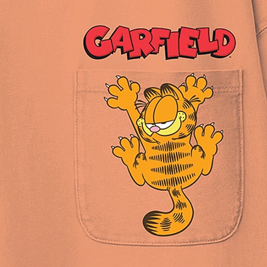 Little & Big Kid Boys Crew Neck Short Sleeve Oversized Garfield Graphic T-Shirt