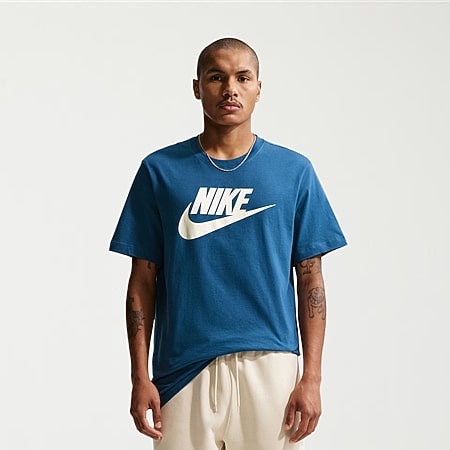 Nike Futura Mens Crew Neck Short Sleeve Classic Fit Graphic T