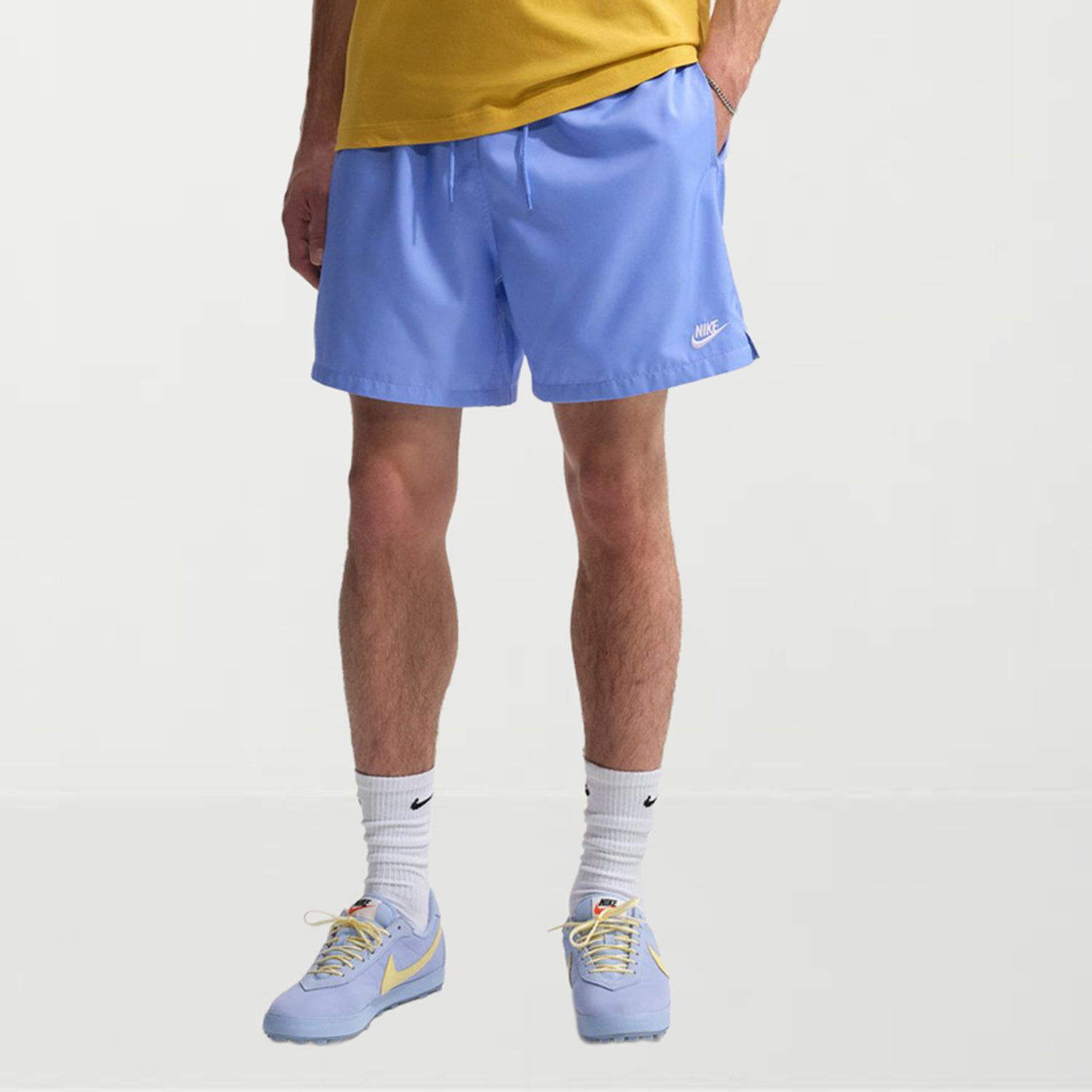 Nike Flow Mens 6" Mid Rise Workout Shorts