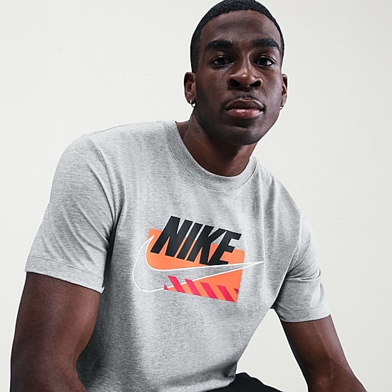 Nike Futura Mens Crew Neck Short Sleeve Classic Fit Graphic T-Shirt