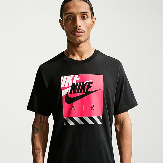 Nike Futura Mens Crew Neck Short Sleeve Classic Fit Graphic T-Shirt