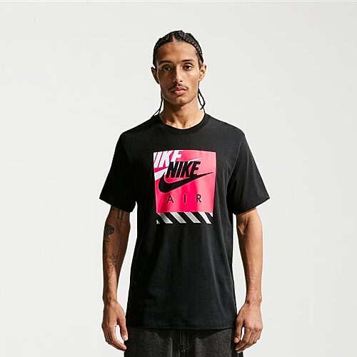Nike Futura Mens Crew Neck Short Sleeve Classic Fit Graphic T-Shirt, X-large, Black