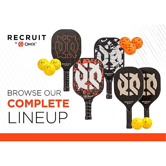 ONIX™ Recruit V4 Pickleball Paddle PICKLEBALL PADDLE