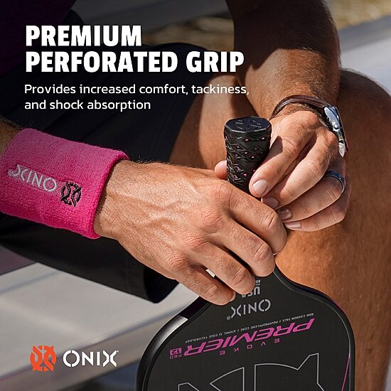 ONIX™ Premier Raw Carbon Pickleball Paddle Sports Game