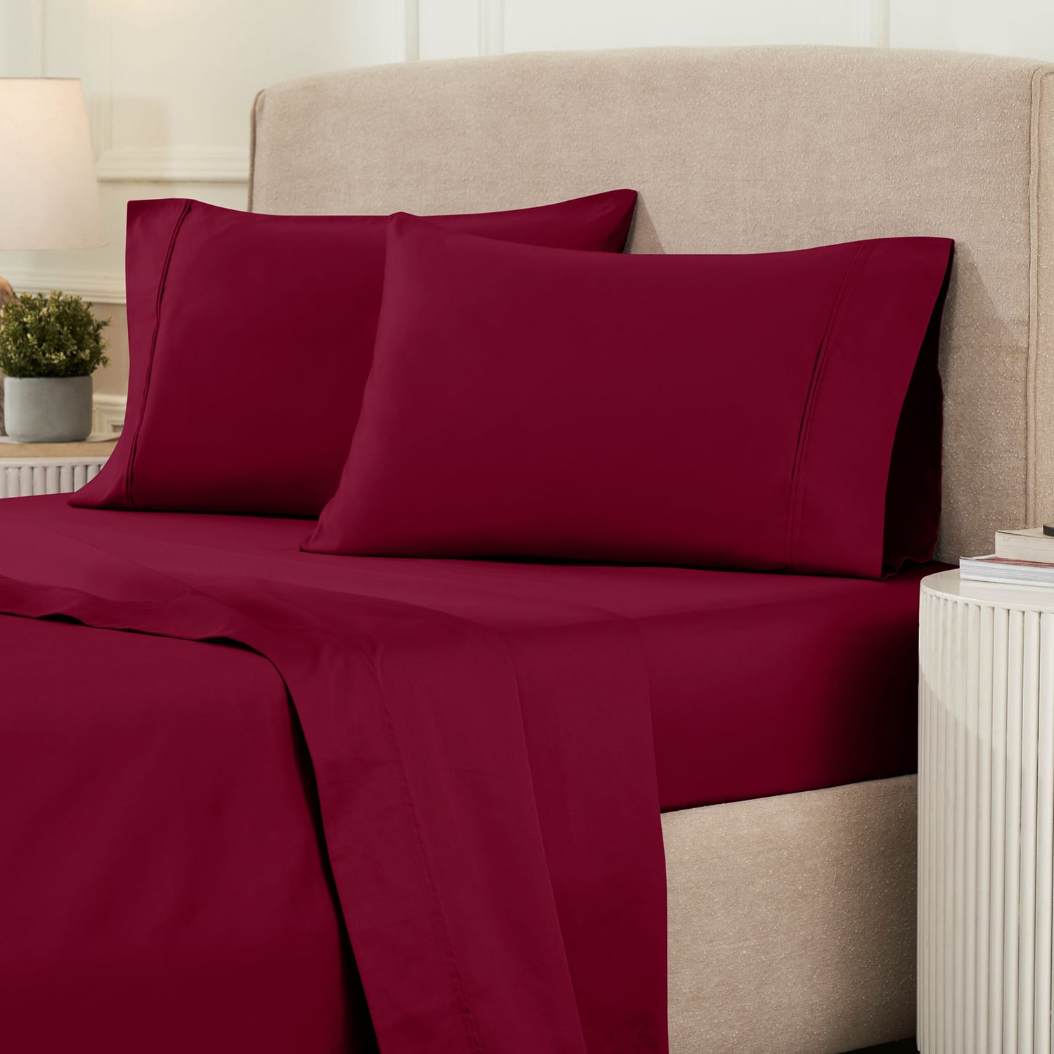 SUPERIOR® Egyptian Cotton Premium Heavyweight 1200tc Deep Pocket Sheet Set