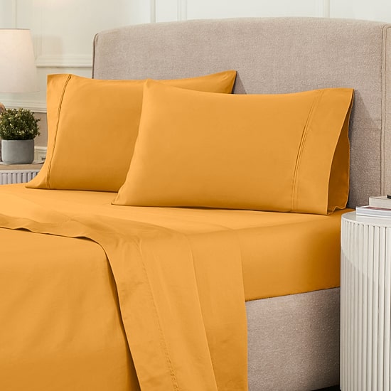 SUPERIOR® Egyptian Cotton Premium Heavyweight 1200tc Deep Pocket Sheet Set