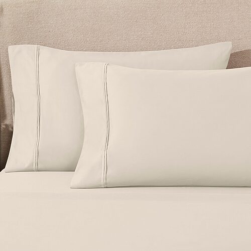 SUPERIOR Egyptian Cotton Premium Heavyweight 1200tc Pillowcase, One Size, White