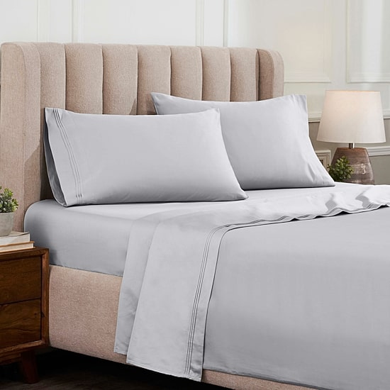 SUPERIOR® Egyptian Cotton Ultra Luxury Sateen 1500tc Deep Pocket Sheet Set