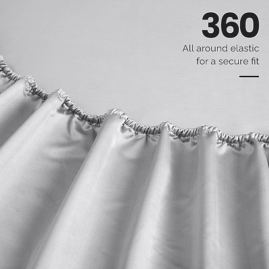 SUPERIOR® Egyptian Cotton Ultra Luxury Sateen 1500tc Deep Pocket Sheet Set