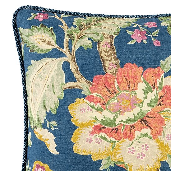 Rose Tree Secret Garden Floral Square Decortive Square Throw Pillow