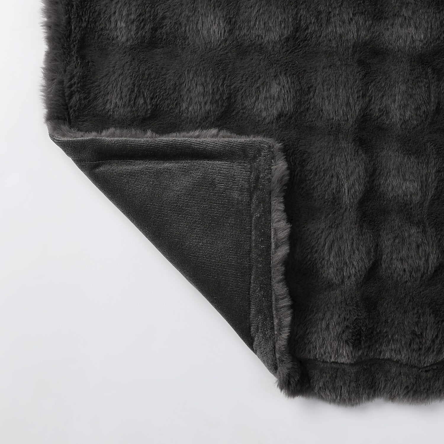 Regal Home Bubble Faux Fur 50x70 Washable Midweight Throw