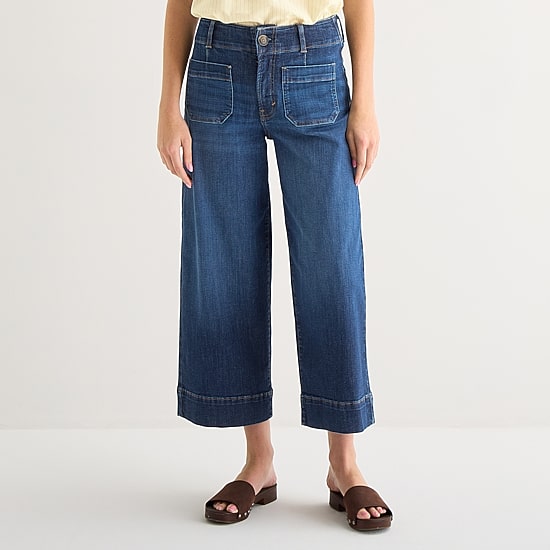 a.n.a Patch Pocket Womens - Tall Highest Rise Cropped Jean