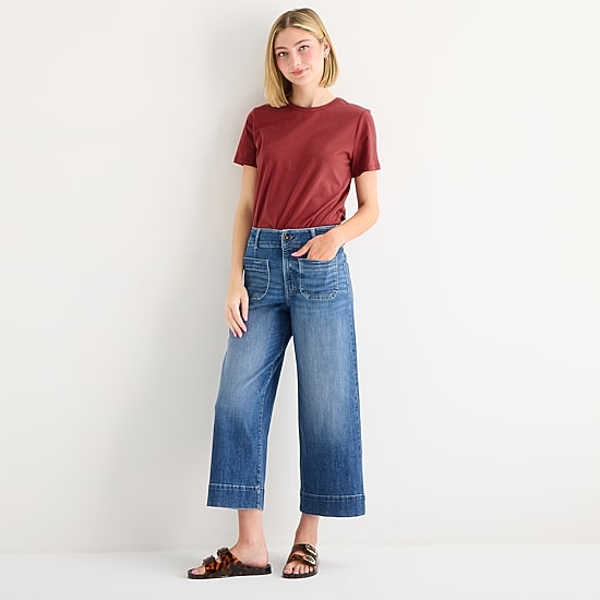 A.N.A Patch Pocket Womens - Tall Highest Rise Cropped Jean