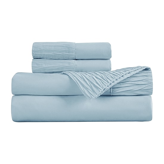 Bedsure® Breathable & Cooling,Easy Care Polyester Microfiber Bedding Reversible Sheet Set