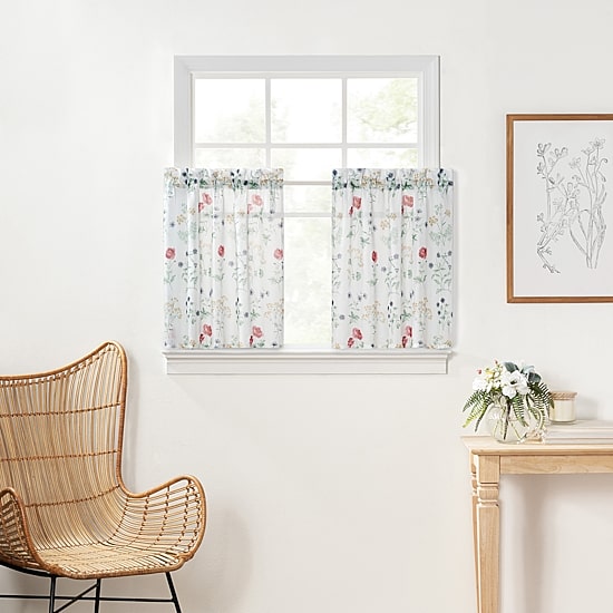 Martha Stewart 2-pc. Rod Pocket Window Tier