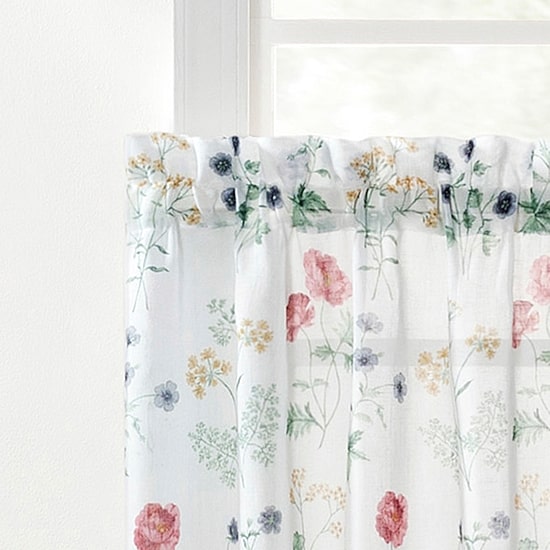 Martha Stewart 2-pc. Rod Pocket Window Tier