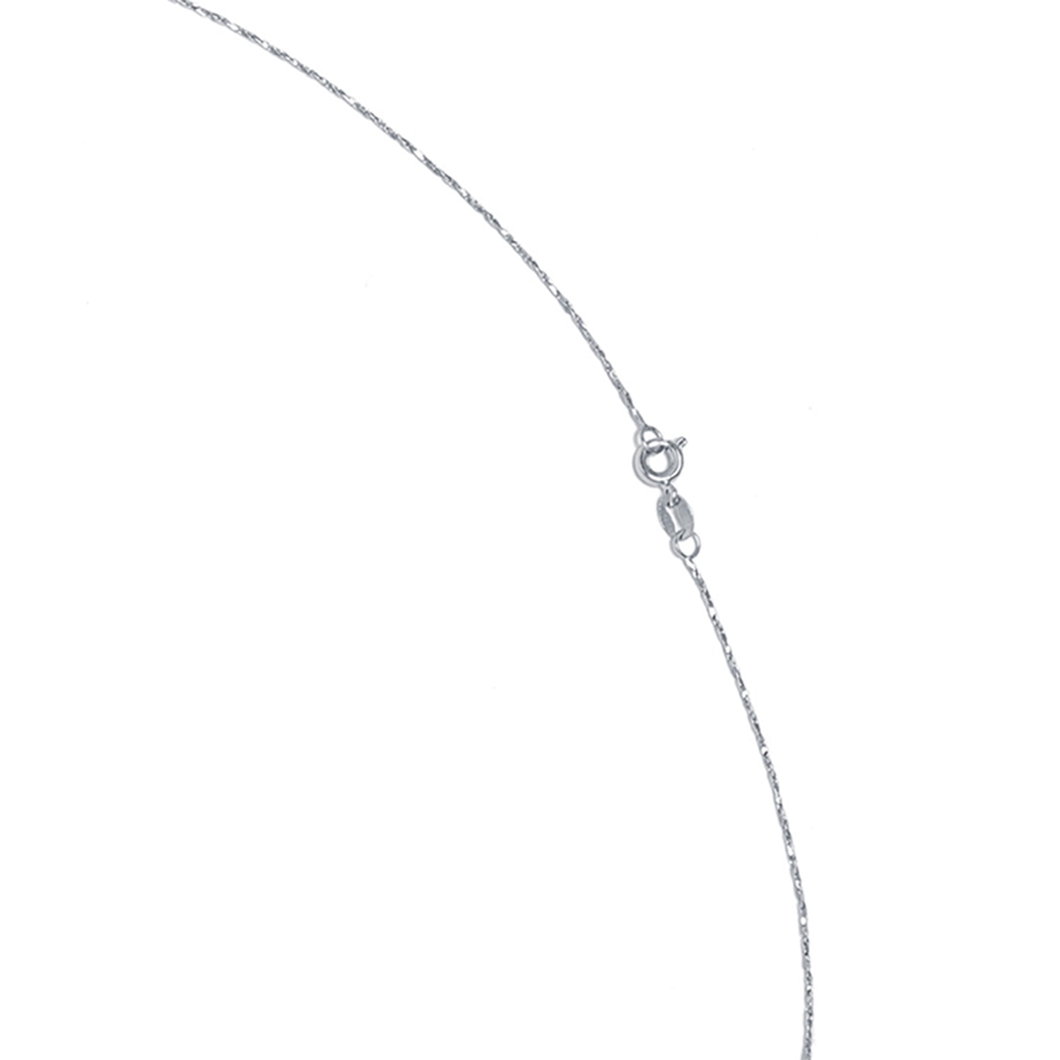 Silver Reflections Pure Over Brass 16-30" Chain Necklace