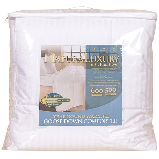 St. James Home All Season White Goose Down Comforter