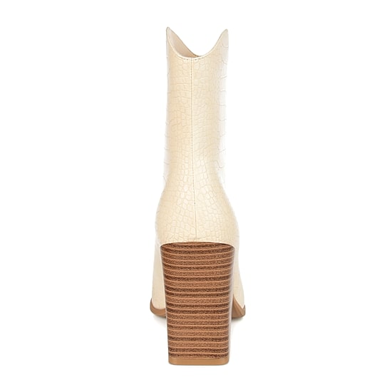 Journee Collection Womens Brekinn Stacked Heel Booties